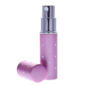 Pink with Silver Dots 5ml Handbag Atomizer - PINK DOT -